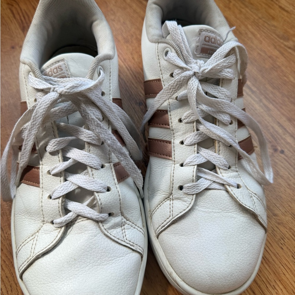 Adidas Cloud Rose Gold Sneakers